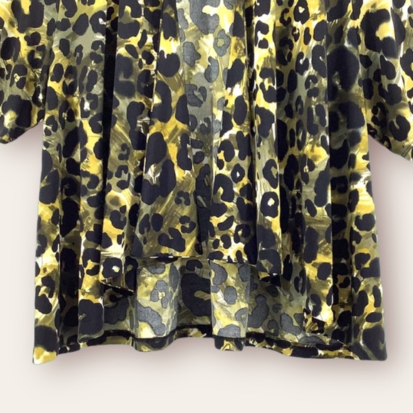 AGB OPEN LEOPARD CARDIGAN - Picture 3 of 10